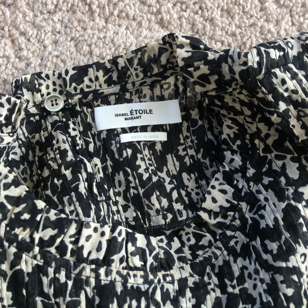 ISABEL MARANT ÉTOILE Layona ruffled floral top